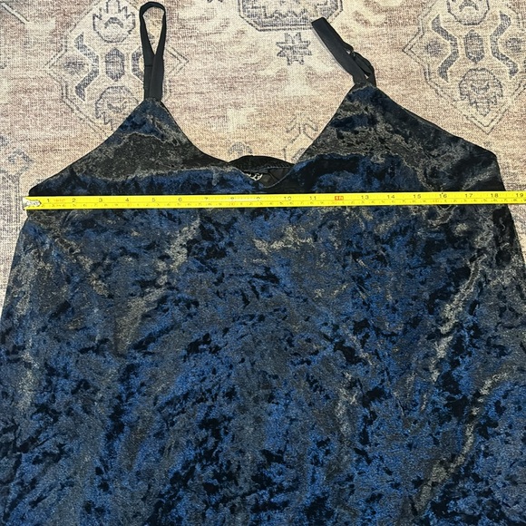 Black Velvet BabyDoll Dress - Picture 4 of 8